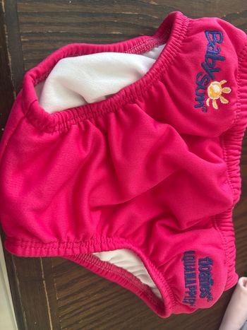 Bas de maillot de bain fille effet épais 