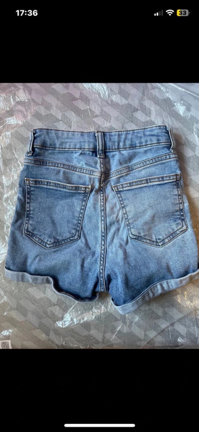 Short en jean skinny taille haute Jennyfer – look tendance et confortable - photo numéro 2