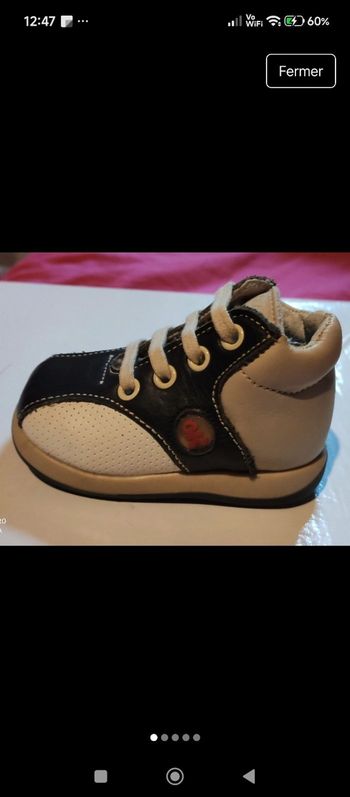 Chaussures bb en cuir" Solaria"