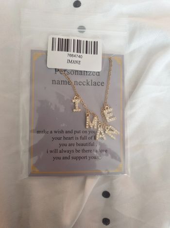 Collier zircon IMANE