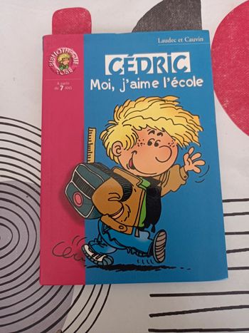 Livre la bibliothèque rose Cédric Moi, j'aime l'école en état Satisfaisant