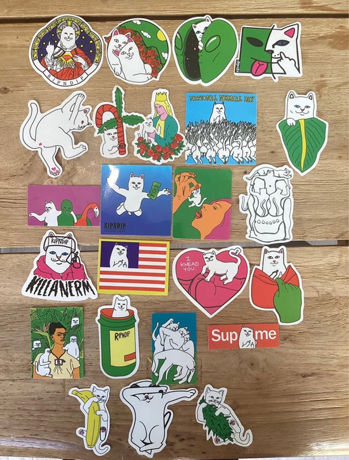 24 stickers Ripndip