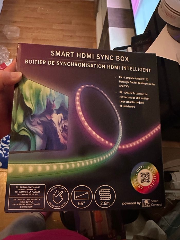 Ruban LED pour télévision, smart HDMI - photo numéro 2