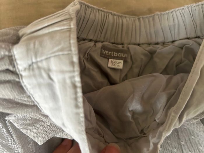 Jupe en tule gris verbaudet 5 ans - photo numéro 2