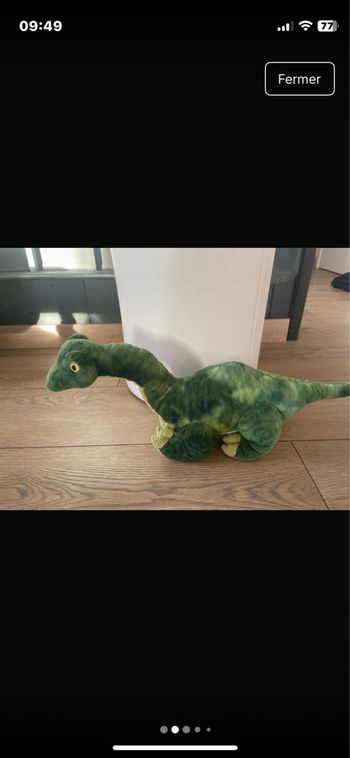 Lot peluche dinosaures