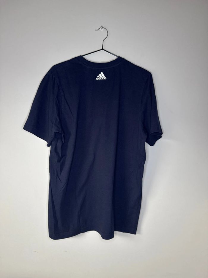 👕 TEE-shirt homme - adidas - très bon état - bleu marine- taille M - photo numéro 2