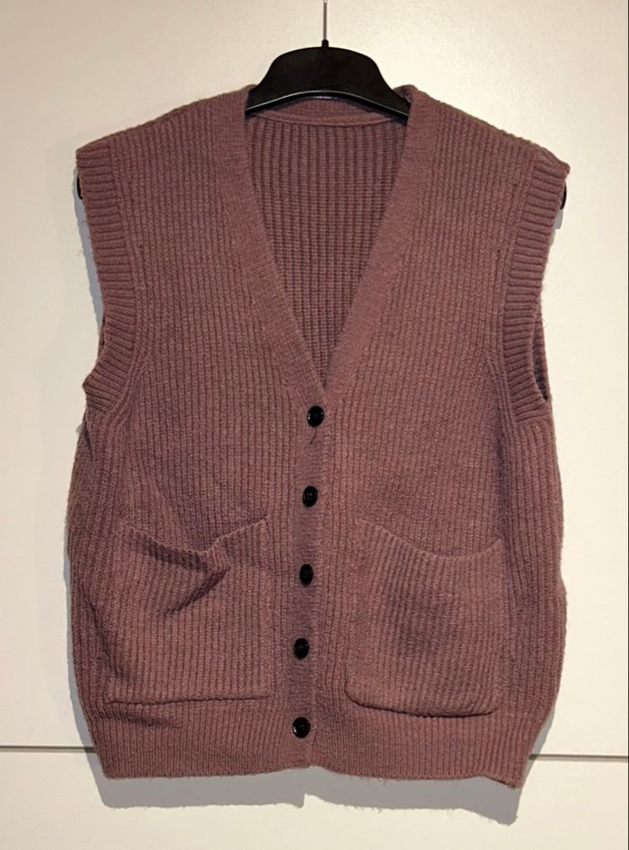 Gilet sans manches mauve – Taille unique