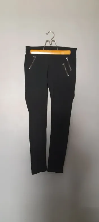 Pantalon skinny avec zip