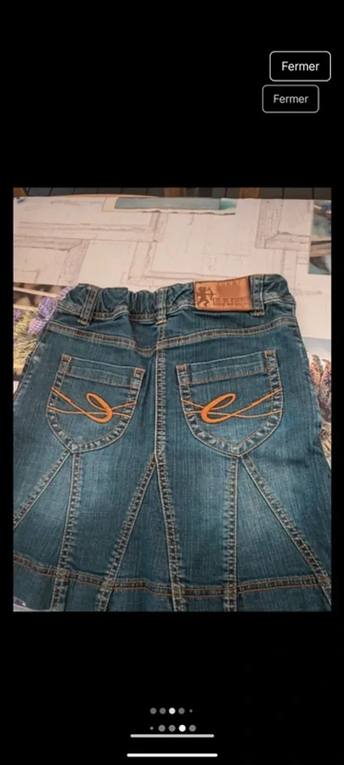 Jupe jeans 11 ans - photo numéro 7