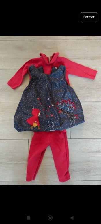 Ensemble bébé fille 6 mois