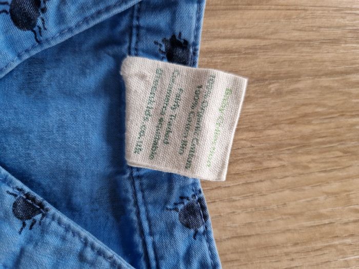 Haut Chemisette Bébé Green Kids bleu à motifs 12-18 mois - photo numéro 4