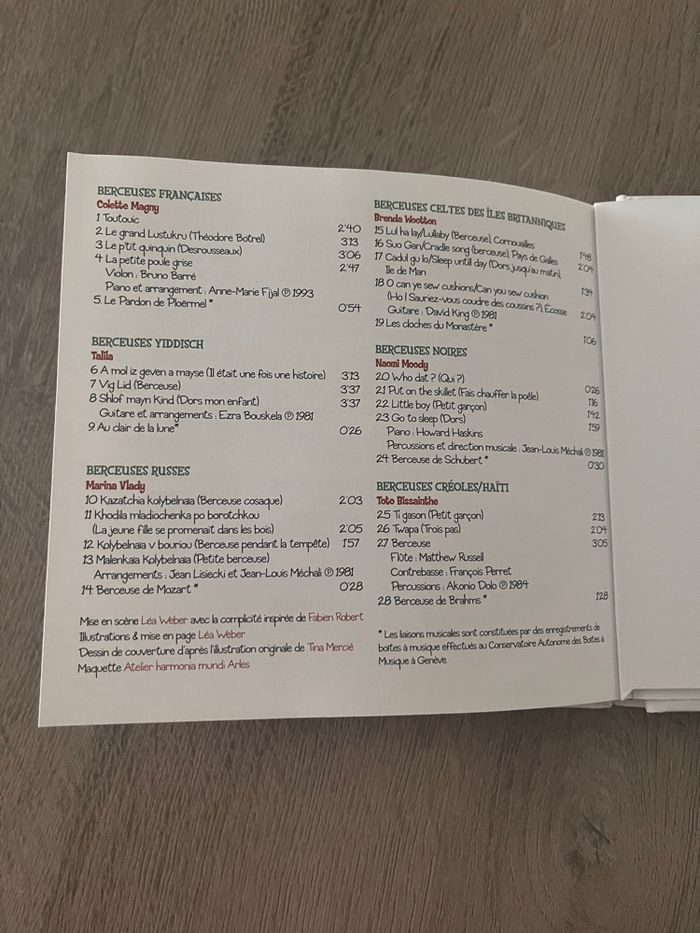 CD Berceuses - photo numéro 5