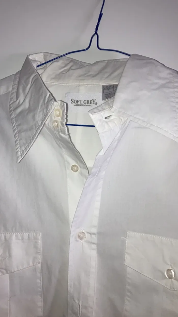 Chemise homme manches longues blanche 41/42 - photo numéro 2