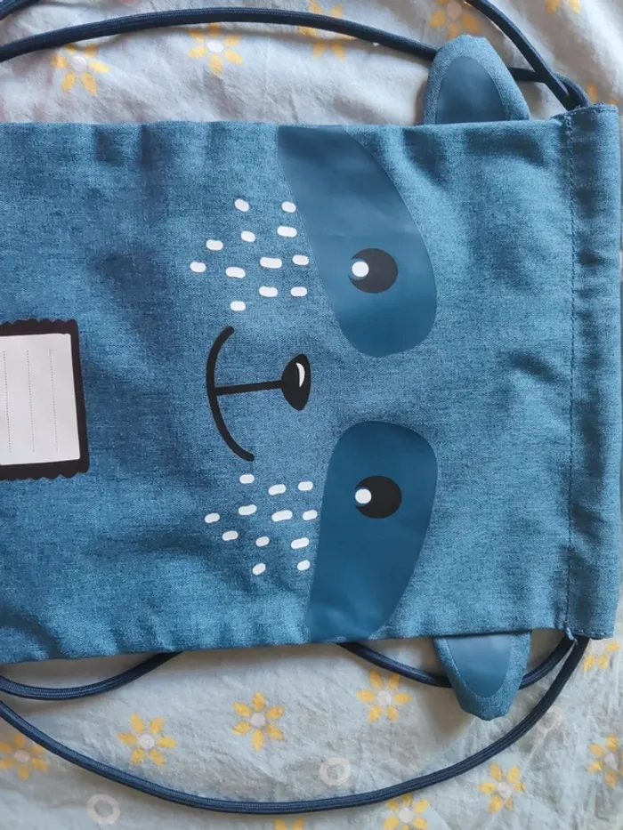 Sac à dos bleu - photo numéro 3