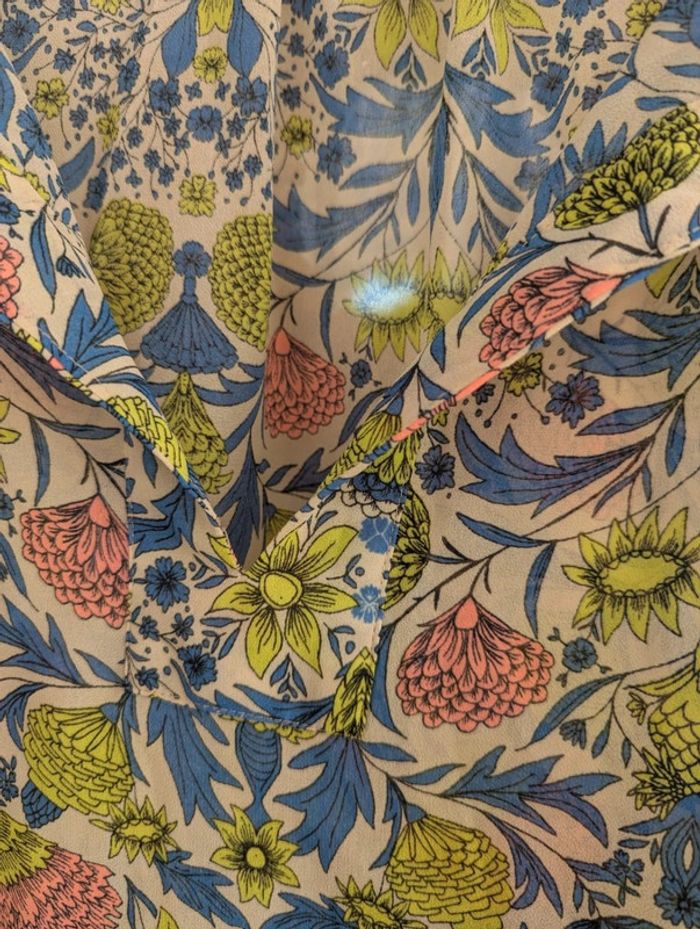 Robe femme sans manches coloré et fleuri taille 40 - photo numéro 5