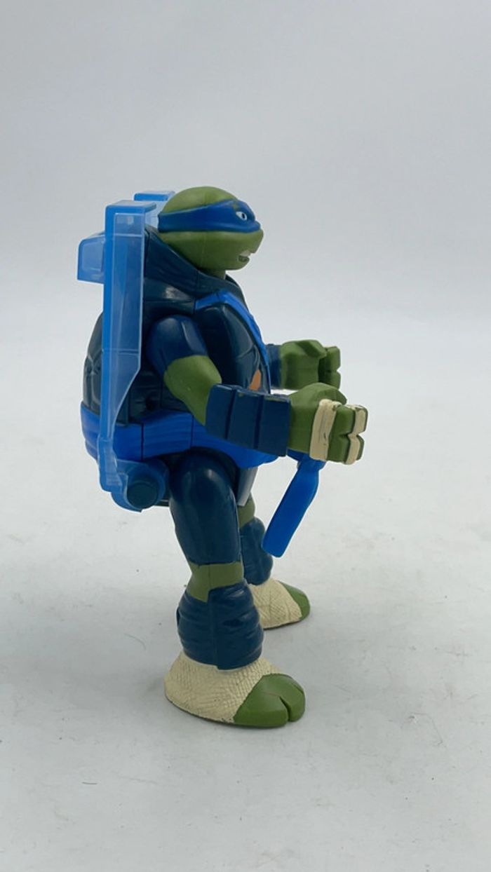 Figurine TMNT Teenage Mutant Ninja Turtles Leonardo Throw N Battle 2013 Playmates Toys - photo numéro 5