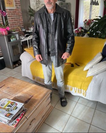 Manteau homme cuir Brice t M/L