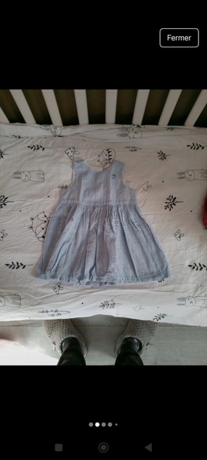 Lot de vêtements printemps été fille en taille 12 mois - photo numéro 2