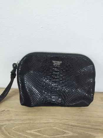 Trousse noir Victoria's Secret, bon état, 22x15cm