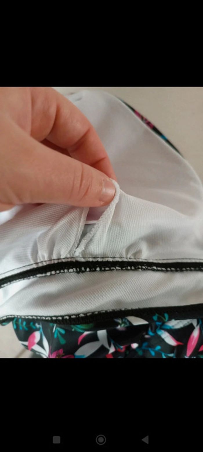 Haut maillot de bain 2 pièces fleurie - photo numéro 10