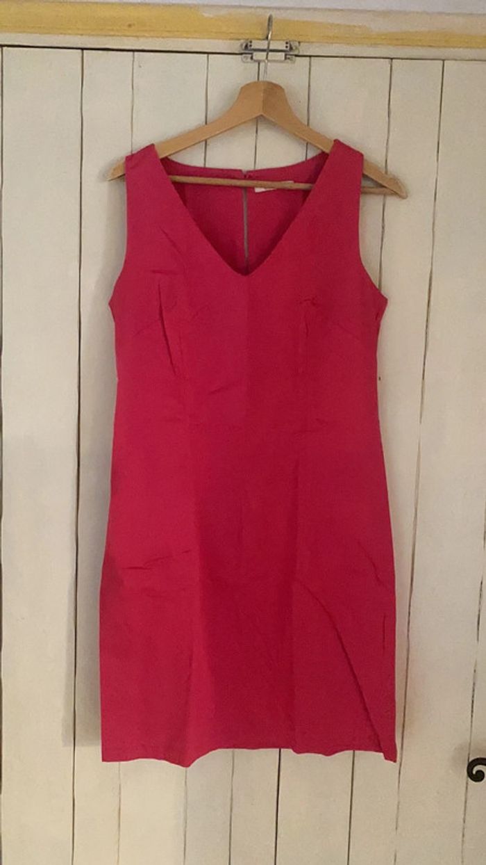 Robe droite rosé - Camaïeu - taille 40