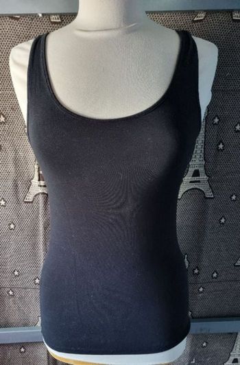 Débardeur noir taille S
