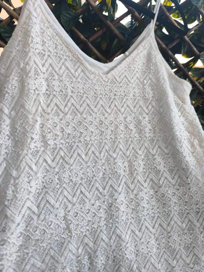 Débardeur dentelle excellent état, taille S - photo numéro 2