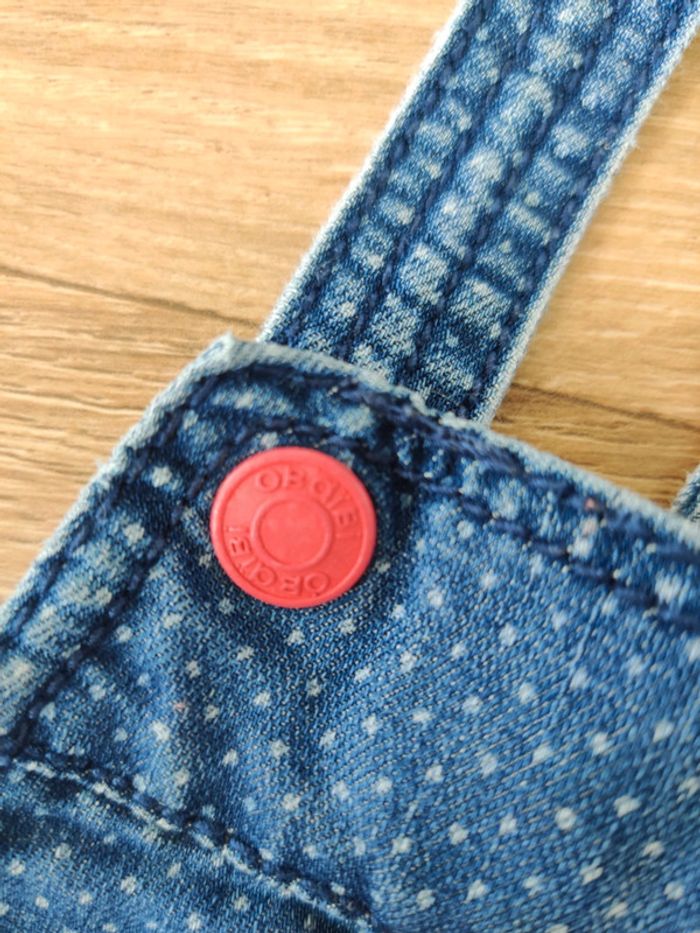 Robe en jean à pois Obaibi - photo numéro 4