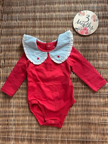 Body bébé 3 mois Kiabi - col Claudine