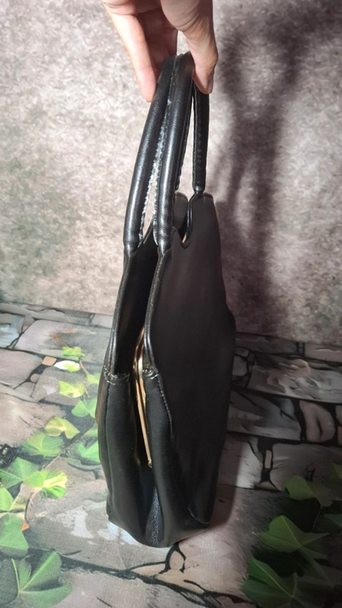 Ensemble sac vintage pochette made in France - photo numéro 10