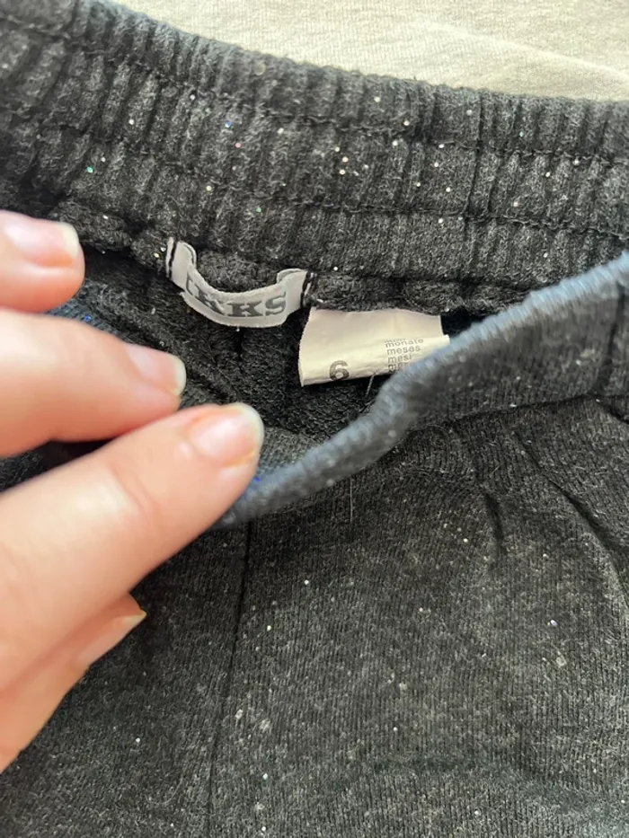 Ensemble IKKS – 6 mois (haut + pantalon pailleté) - photo numéro 2