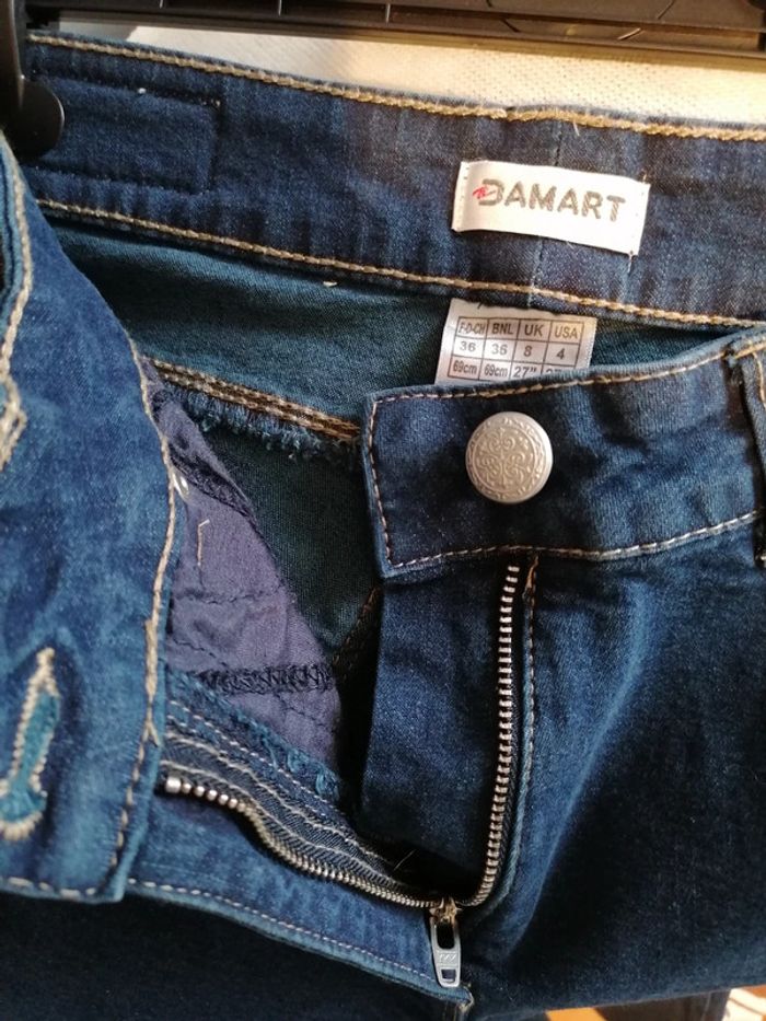 Jeans Damart, 36 (mesures données - photo numéro 6