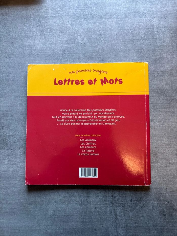 Livre mon premier imagier, lettre et mots - photo numéro 3