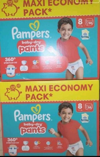 Couches pampers baby-dry pants T8 