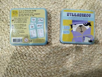 Jeu éducatif, apprentissage, Sylladingo, Cocktail games, dès 6 ans, TBE