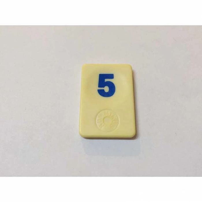 Pièce détachée tuile pion Rummikub le rami des chiffres 1986 MB - photo numéro 7