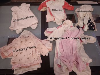 Lot  n°1 vêtements fille 1 mois