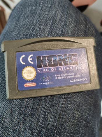 jeu kong king of atlantis GBA game boy nintendo