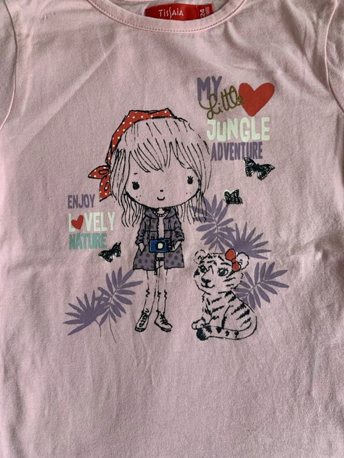 T-shirt Tissaia Rose 2A - photo numéro 3