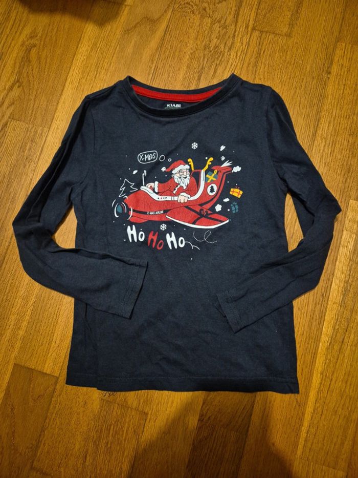 Tee-shirts père noël marine taille 5 ans