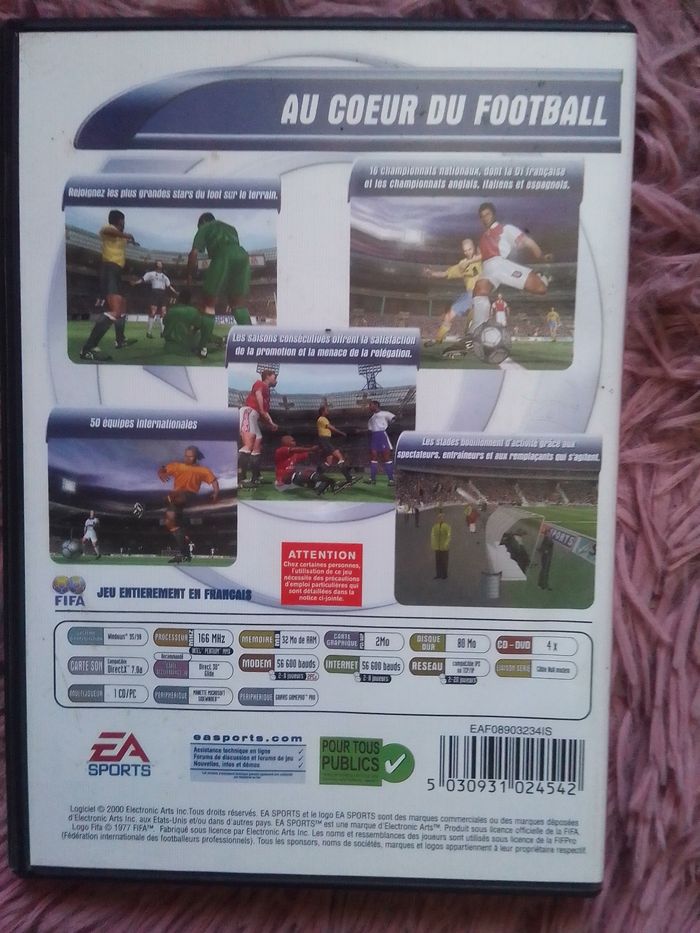 Jeux pour PC :  FIFA 2001 - photo numéro 3