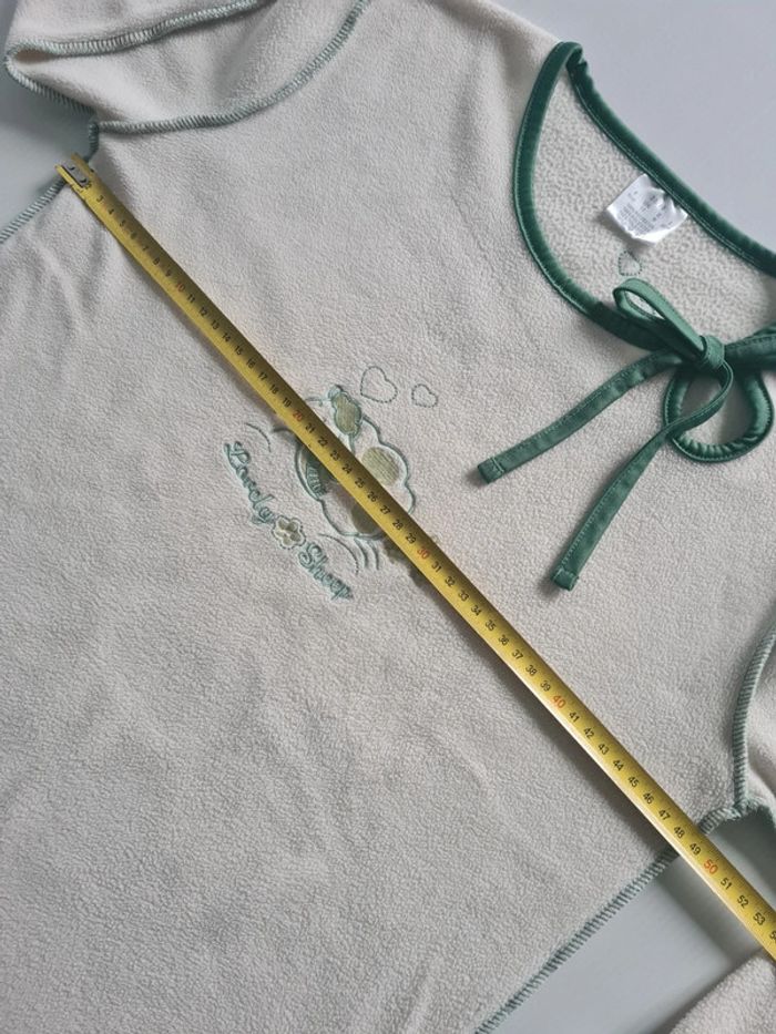 Chemise/robe de nuit en polaire tout doux noté 38/40 mais taille 38 voir mesures - photo numéro 6
