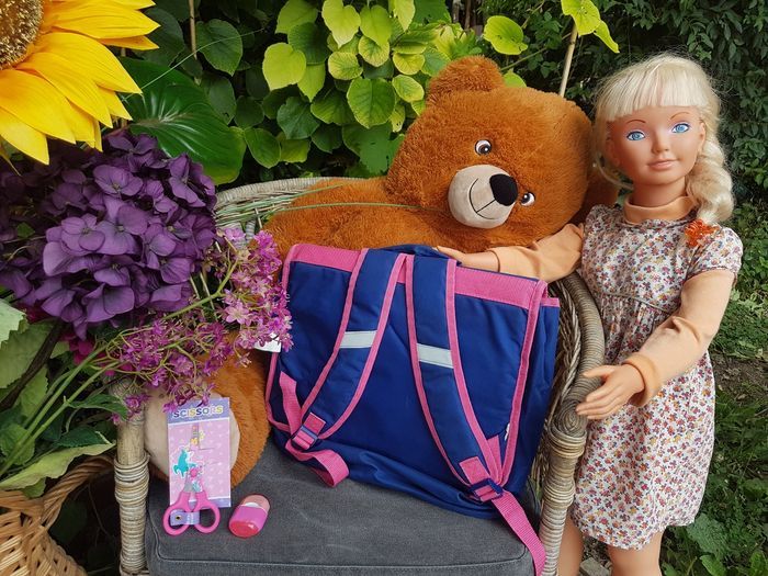 Cartable 38 cmBeauty girl fée papillon danseuse princesse à sequins + trousse assortie fuchsia
+ journal intime + ciseaux + gomme taille crayon à réservoir + surligneur arc en ciel 5 en 1
+ big pack Bic - photo numéro 4