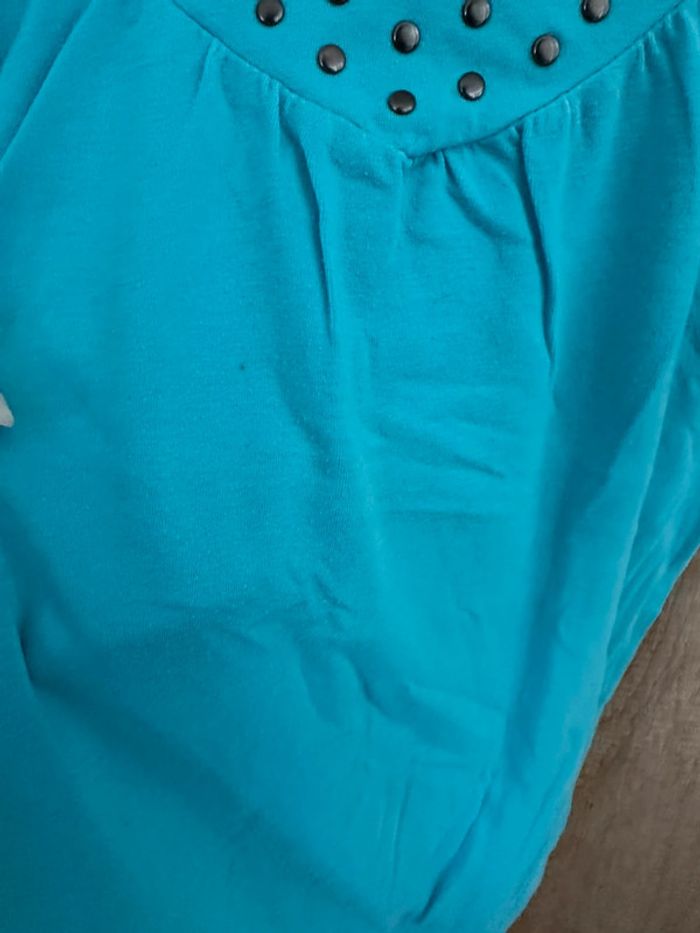 Tee shirt turquoise - photo numéro 2