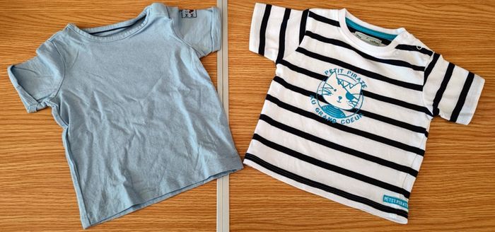 8 tee-shirts Disney 🧸 Peanuts🐶 et petits cailloux 6 - 9 mois 💞 - photo numéro 8