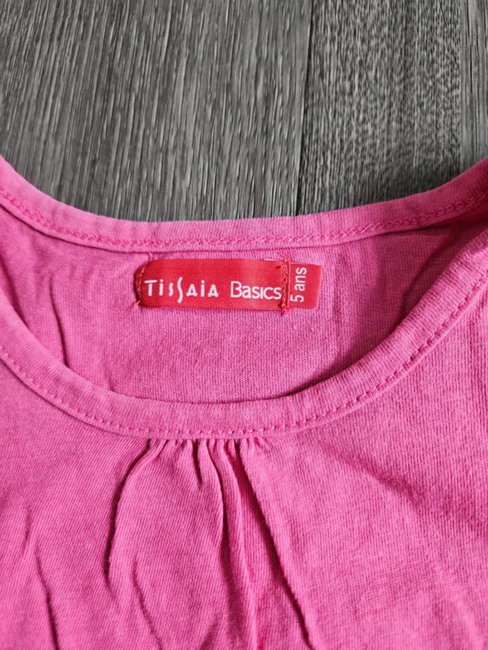 Ensemble short fille rose taille 5 ans - photo numéro 3
