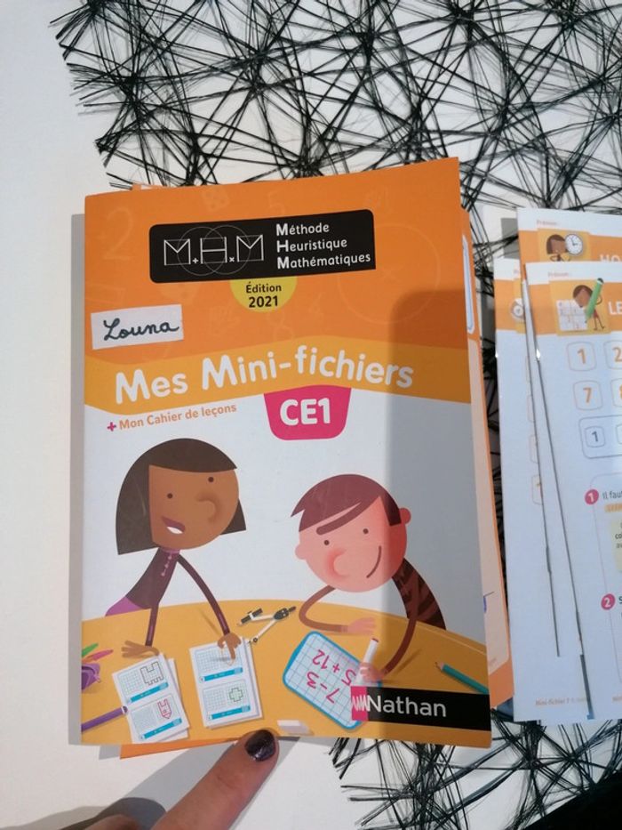 Mini fichiers cahier de leçons CE1 📙