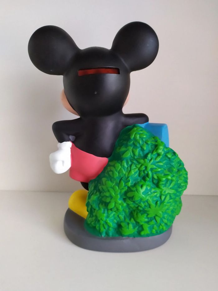 Tirelire Mickey Mouse boite aux lettres Disney vintage retro thermoplastique - photo numéro 2