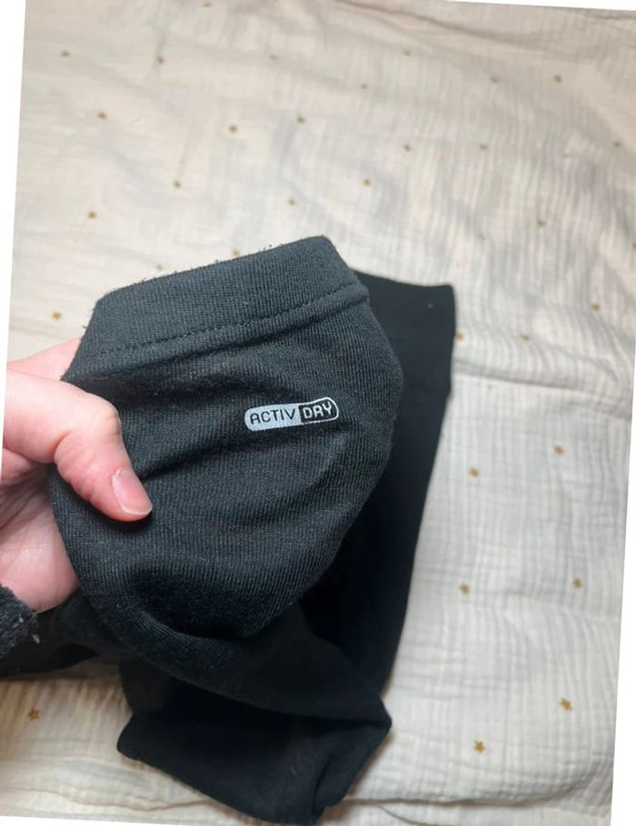 Legging noir thermique - 4 ans - photo numéro 3
