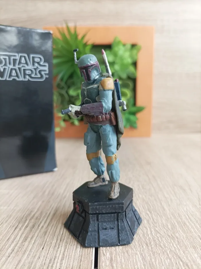Figurine pièce d'échecs Boba Fett Star Wars Altaya - photo numéro 4